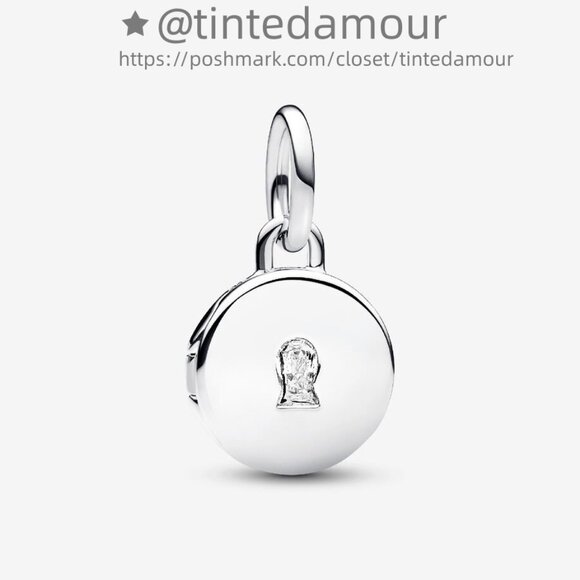 Pandora Openable & Engravable Love Locket Dangle Charm - Picture 1 of 2